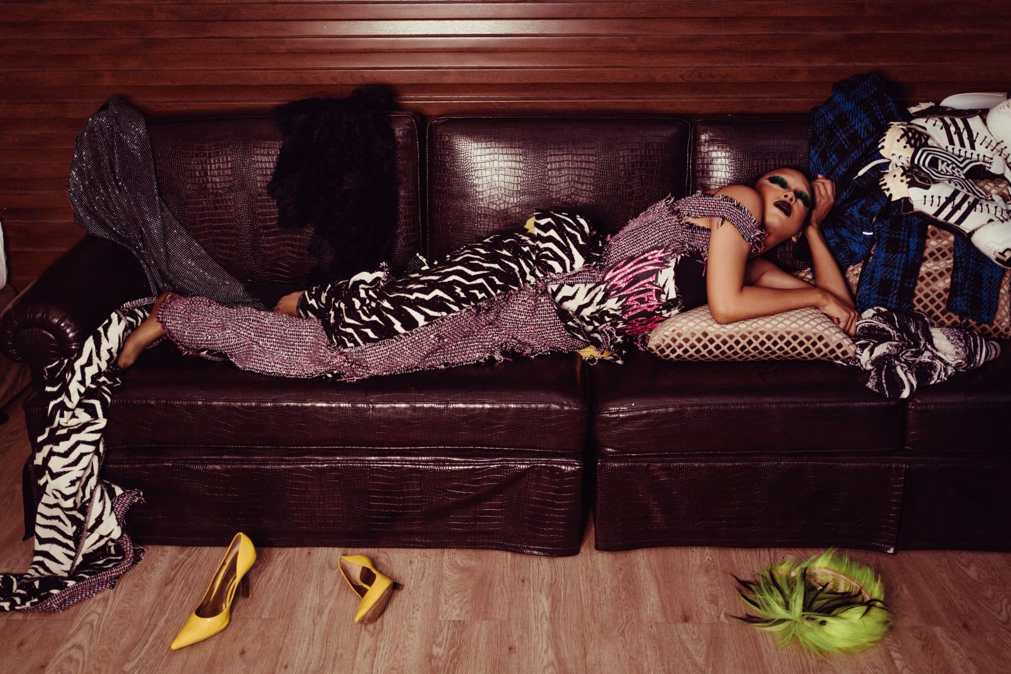 A MALKI editorial fashion portrait